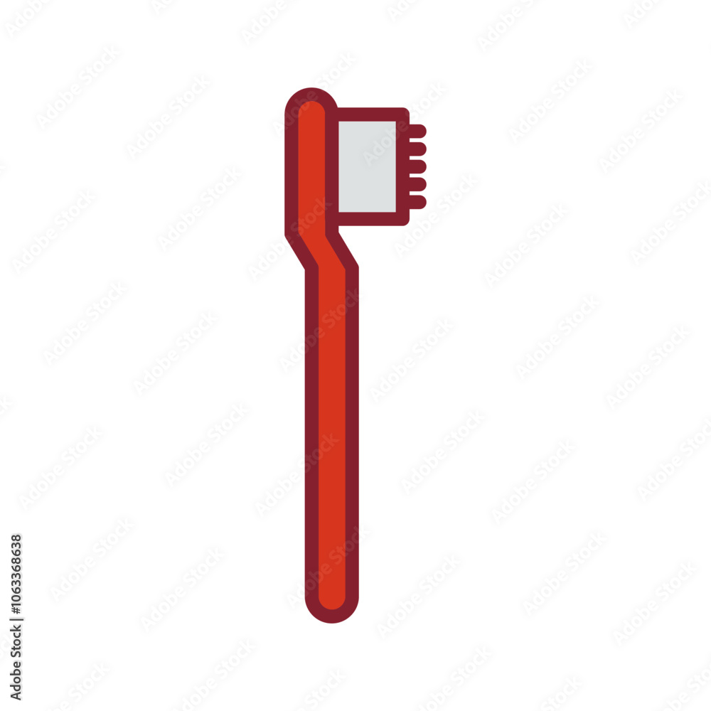 Tiny Toothbrush Vector Icon Tiny Toothbrush Vector Icon