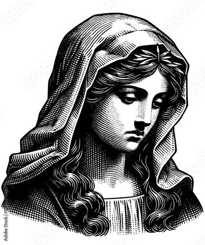 Tablou pe pânză Christian woman