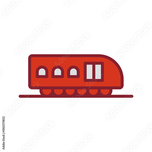 Monorail Vector Icon