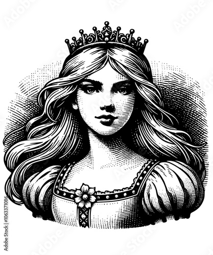 queen drawing