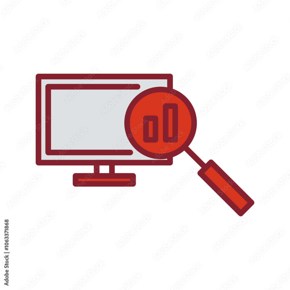 Data Research Vector Icon Data Research Vector Icon