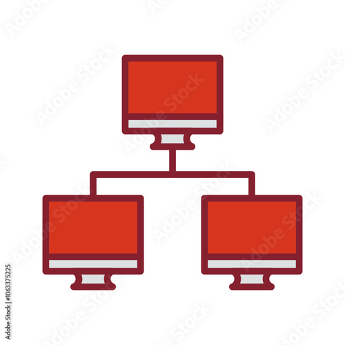 News Network Vector Icon