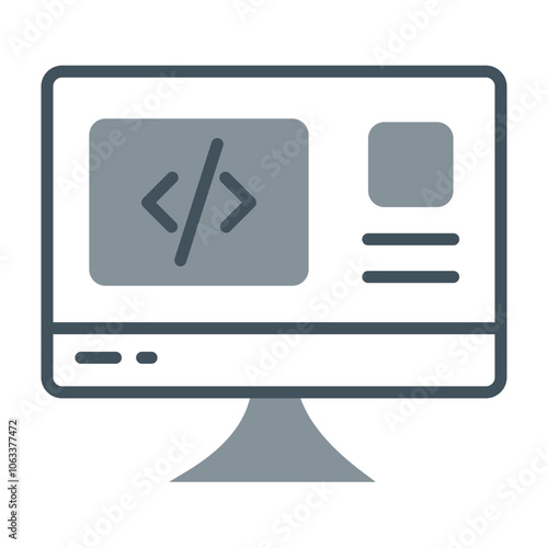 Backend Icon Design photo