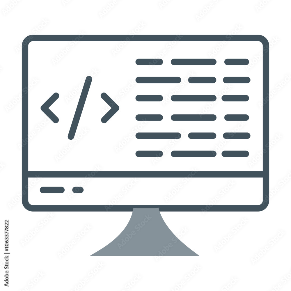 Coding Icon Design Coding Icon Design