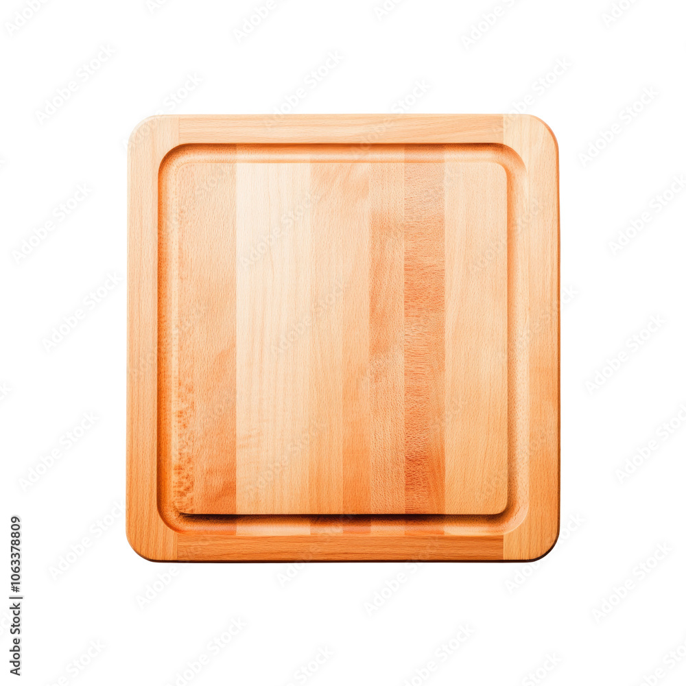 Square Wooden Cutting Board with Grooves Square Wooden Cutting Board with Grooves