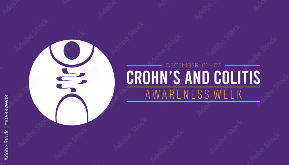 Crohn’s and Colitis Awareness Week is observed every year on December. Medical Healthcare Awareness concept. background, placard, banner template Vector illustration design. Crohn’s and Colitis Awareness Week is observed every year on December. Medical Healthcare Awareness concept. background, placard, banner template Vector illustration design.