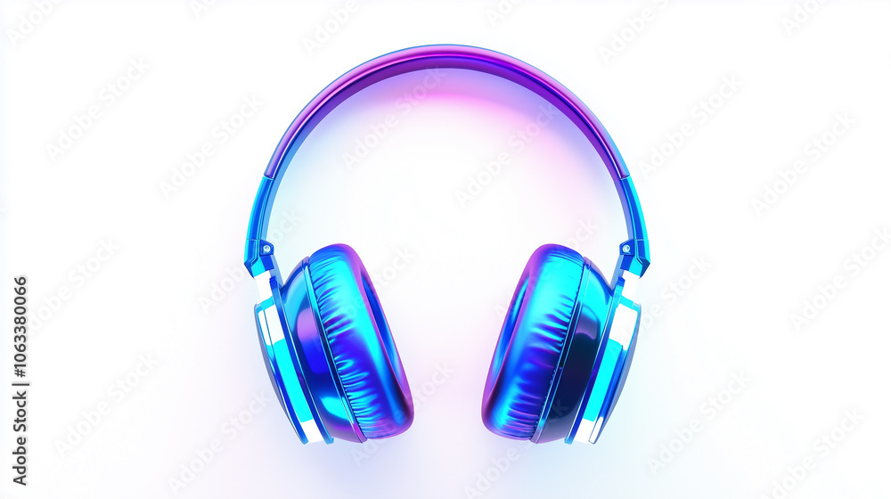 Headphones on a lilac movie-themed background. Area for text. Headphones on a lilac movie-themed background. Area for text.