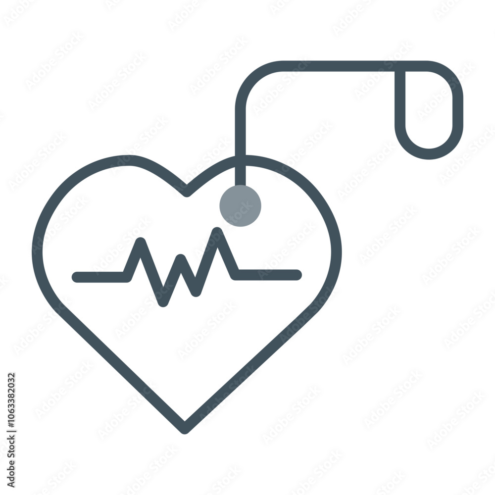 Pacemaker Vector Icon Design Pacemaker Vector Icon Design