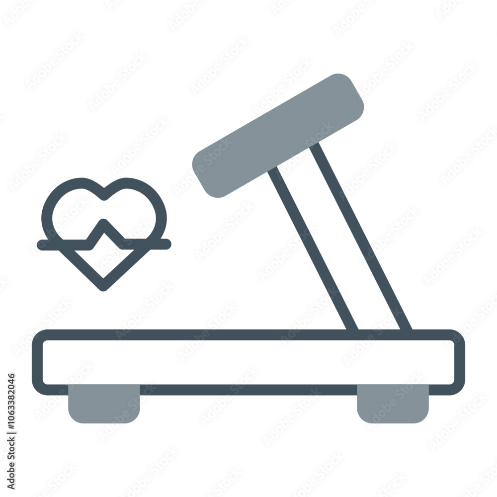 Treadmill Vector Icon Design Treadmill Vector Icon Design