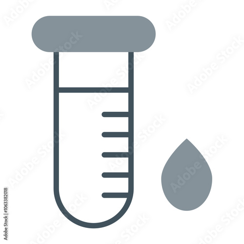 Blood Test Vector Icon Design