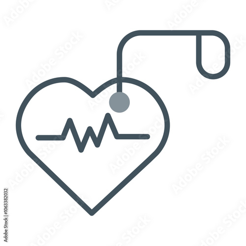 Pacemaker Vector Icon Design