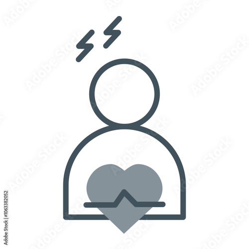 Stress Vector Icon Design