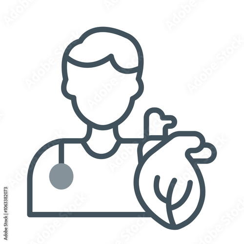 Cardiologist Vector Icon Design