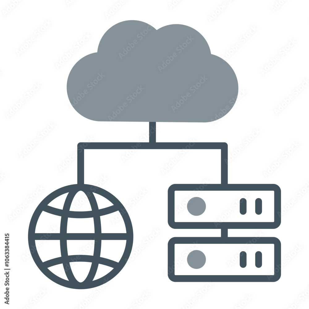 Hosting Vector Icon Design Hosting Vector Icon Design
