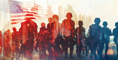 Veteran Army Military with American flag,
Patriotism,
Freedom,
Sacrifice,
Service,
Honoring veterans,
Military service,
USA,
National pride,
Courage,
Honor,
Duty,
Valor,
Tribute,
Support our troops,
