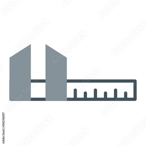 Vernier Caliper Icon Design