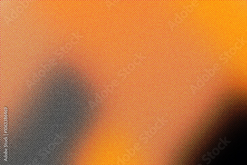 Wallpaper Mural Abstract Halftone Gradient Background Texture Banner Poster in Yellow, Red, Orange, White, Black, Grey Torontodigital.ca