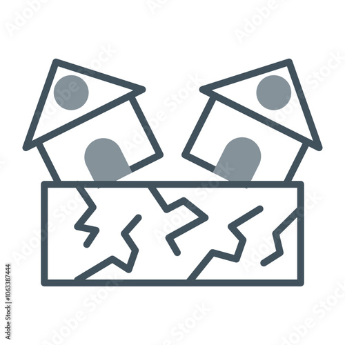 Earthquake Icon Design