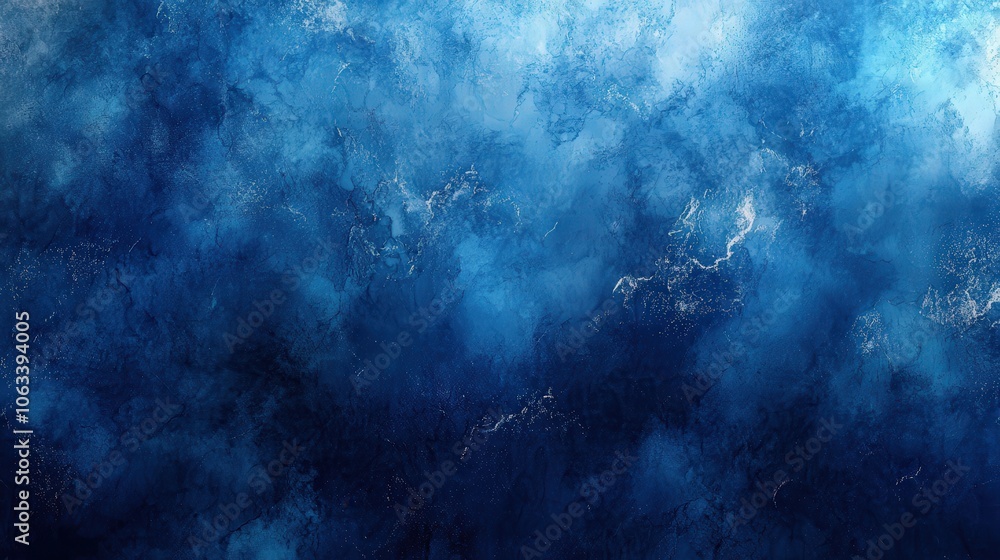 Fototapeta premium Abstract Blue Watercolor Background