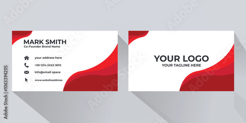 Red and White Business Card Template,
Modern Professional Red Business Card Design,
Elegant Corporate Identity Card with Red Waves.
Minimalist Business Card with Red Accent
