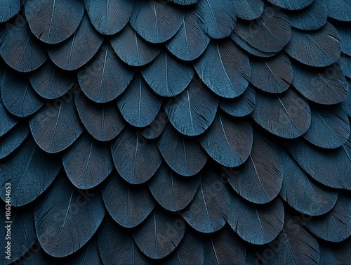 Wallpaper Mural Close-up of textured dark leaves with layered pattern, white isolate background. Torontodigital.ca