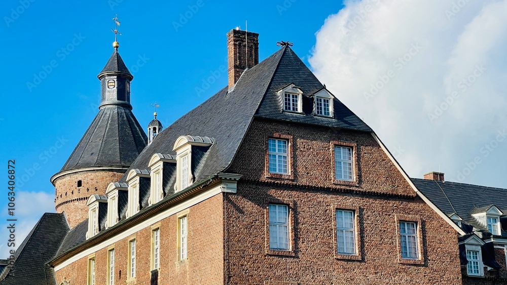 Obraz premium Anholt Moated Castle in Isselburg, North Rhine-Westphalia, Germany