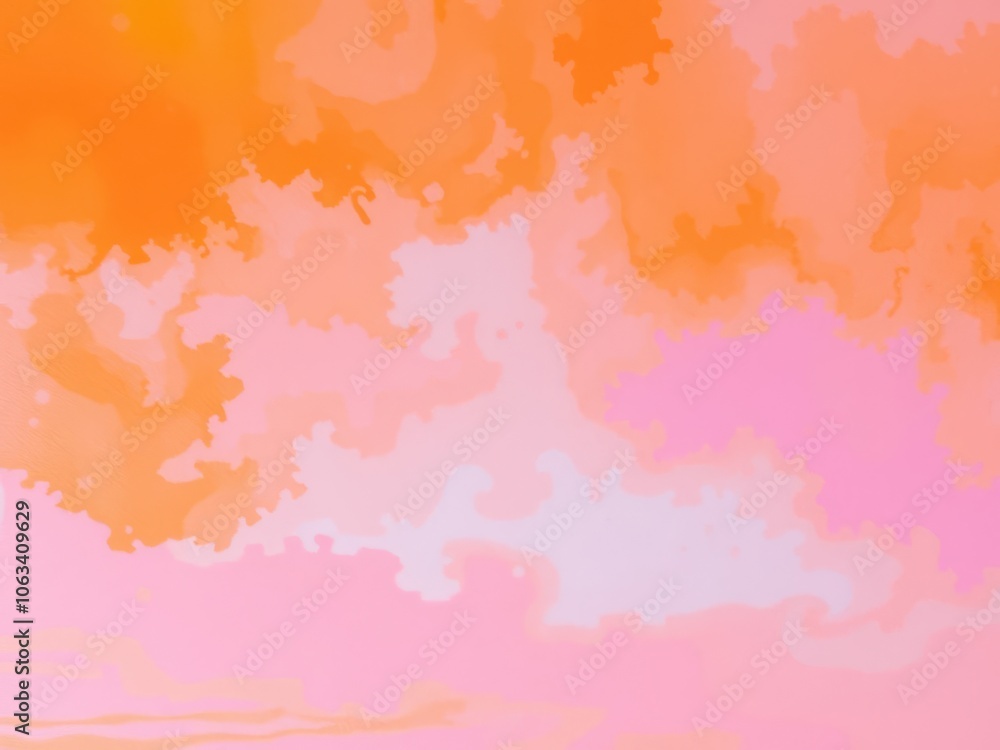 Abstract watercolor background featuring a stunning sunset sky in shades of orange and purple, orange, painting Abstract watercolor background featuring a stunning sunset sky in shades of orange and purple, orange, painting