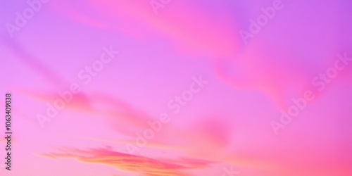 Abstract watercolor background with orange and purple hues resembling a sunset sky, canvas, orange