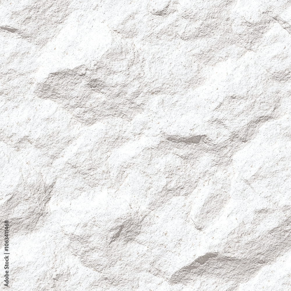 Naklejka premium Seamless Soft White Stone Texture with Subtle Shadows for Interior and Exterior Decor Applications