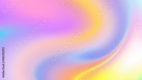 A set of holographic gradient patterns in various colors for futuristic and modern design projects, colors, vibrant