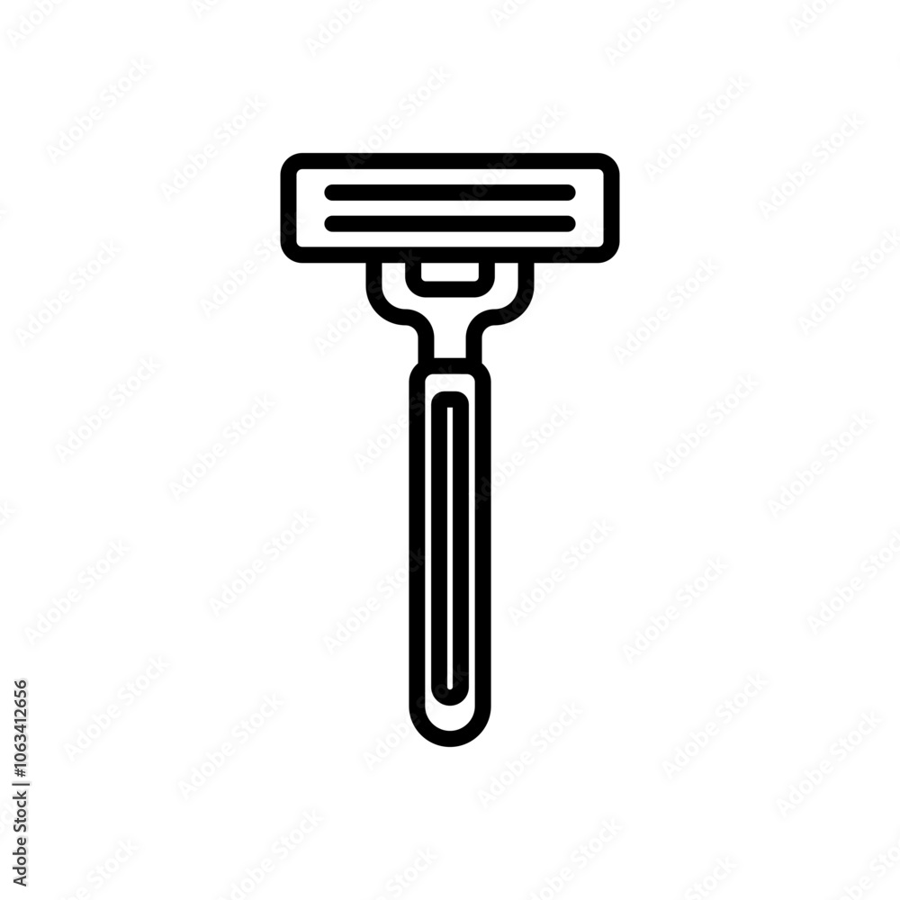 razor icon vector, line style icon razor icon vector, line style icon