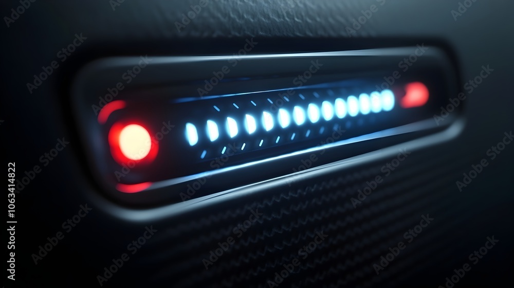 Sleek Metallic Bar Loading Animation on Dark Tech Background Sleek Metallic Bar Loading Animation on Dark Tech Background