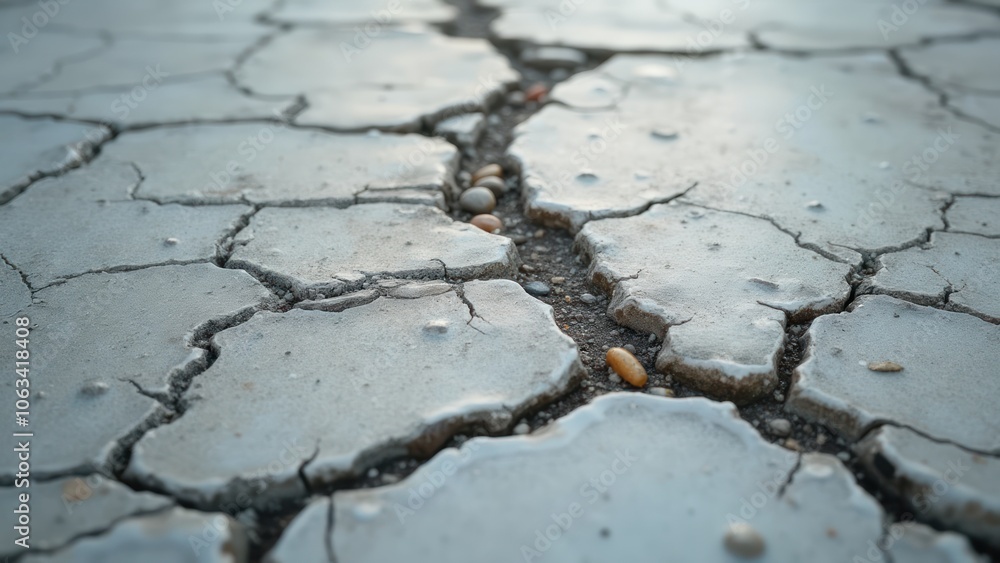 Cracks in the ground Cracks in the ground