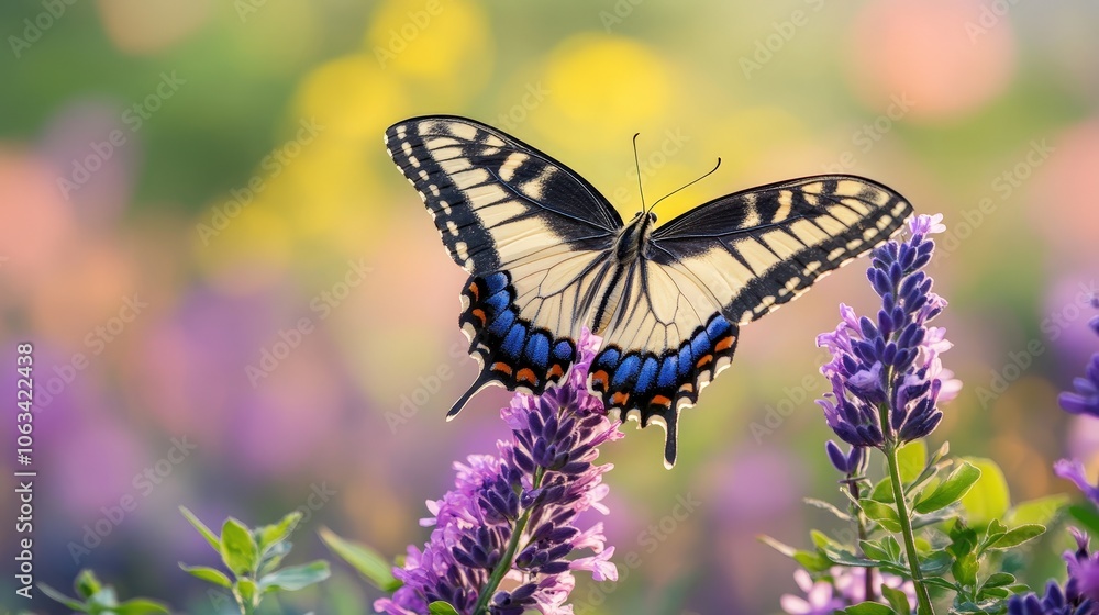 Obraz premium Butterfly on Lavender