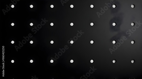 Minimalistic Dots Loading Animation with Soft Fade Effect on Black Background