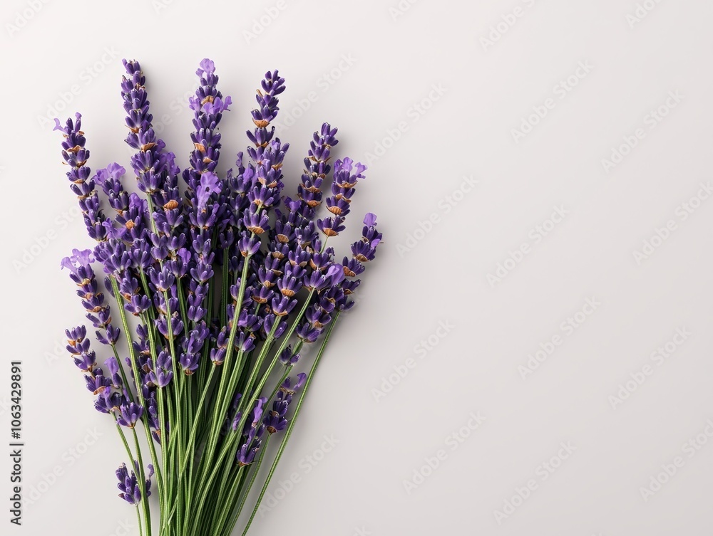 Fototapeta premium Explore the beauty of lavender a macro shot highlighting the clarity and intricacies of flower details