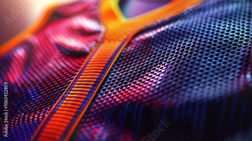 ultra modern basketball jersey close up