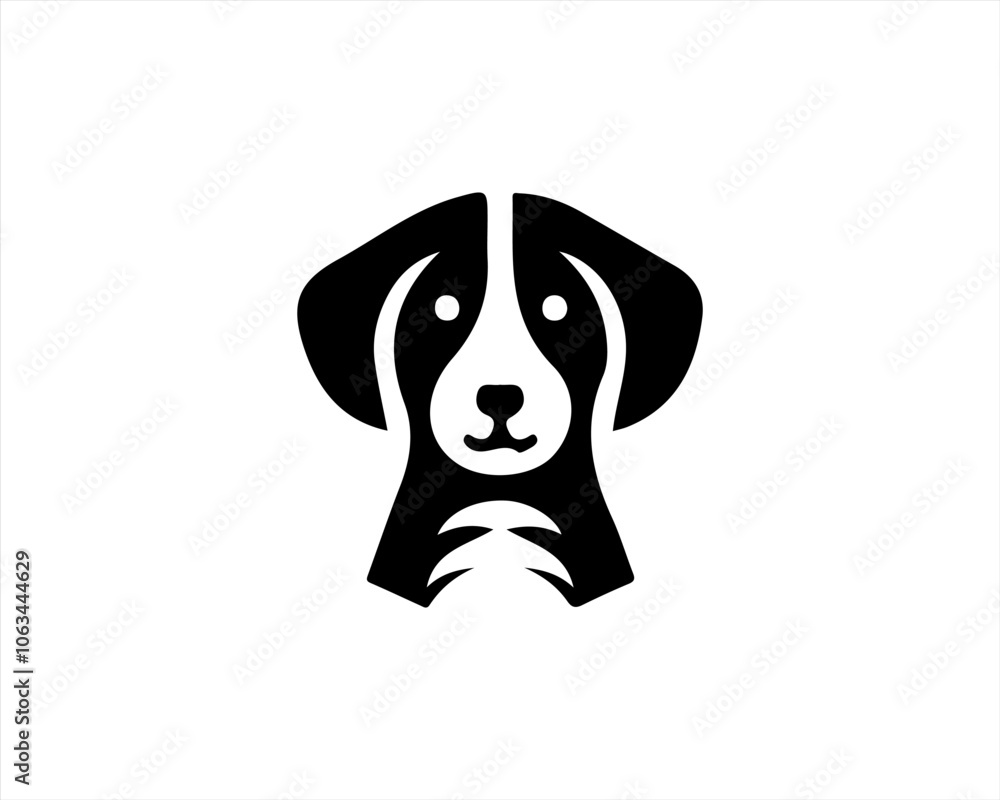 Dog Head Logo Vector illustration. Dog Head Logo Vector illustration.