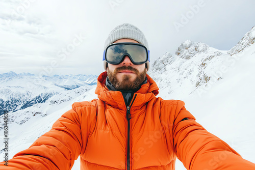 Experience the thrill snowboarder's gopro pov adventure on the slopes