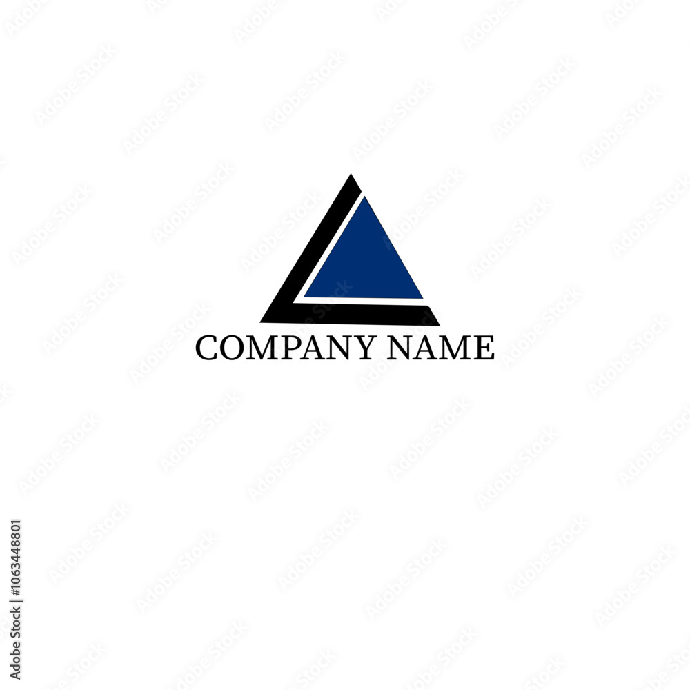 Geometric Triangle Logo Geometric Triangle Logo