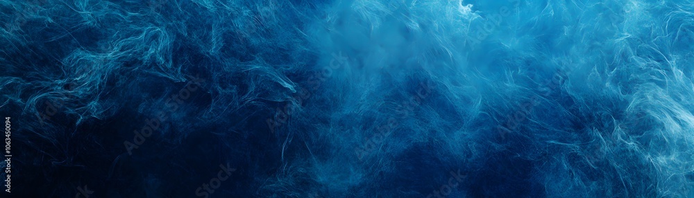 Abstract Blue Swirling Texture with Delicate Veins