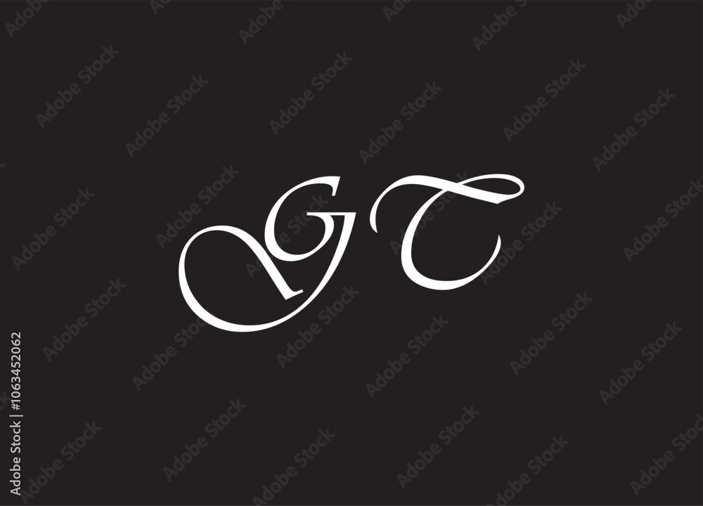 GT letter logo and initial logo design GT letter logo and initial logo design
