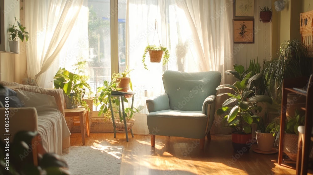 A beautifully arranged cozy retreat with soft, inviting furniture, A beautifully arranged cozy retreat with soft, inviting furniture,