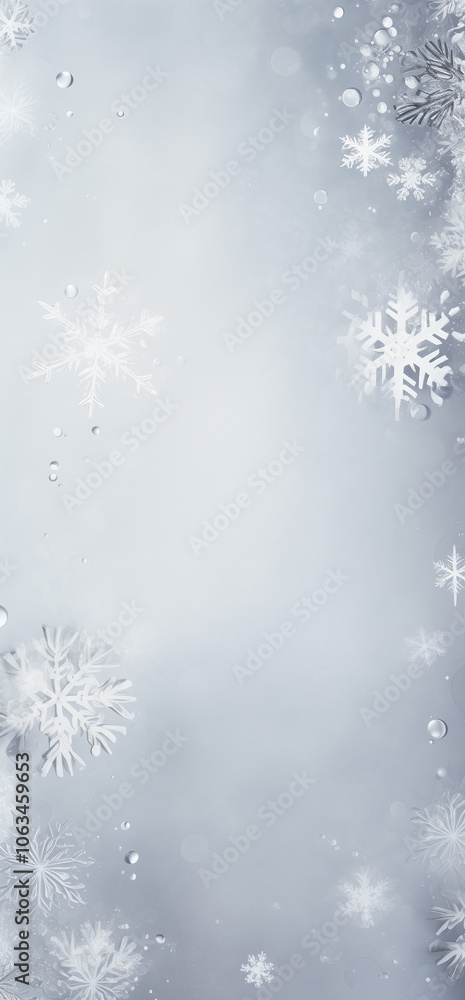 Background with snowflakes