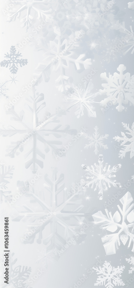 Background with snowflakes Background with snowflakes