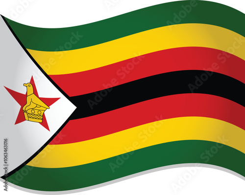 Zimbabwe Country National Flag Vector