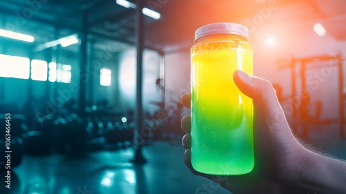 Vibrant Sports Drink in Han...