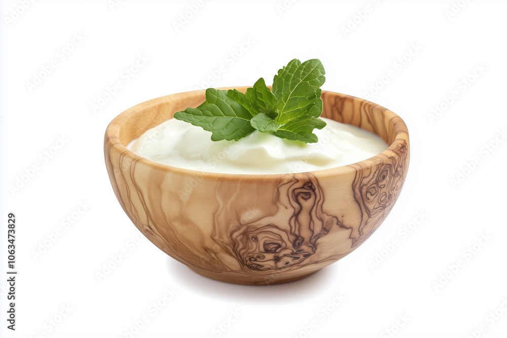 Fresh natural homemade organic yogurt Fresh natural homemade organic yogurt
