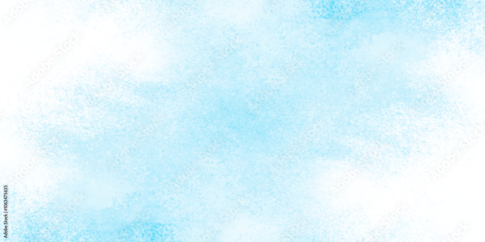 Grunge tint light blue watercolor abstract background, Aquarelle paint paper textured, blue sky with clouds, Sky Nature Landscape Background, sky background with white fluffy clouds. Grunge tint light blue watercolor abstract background, Aquarelle paint paper textured, blue sky with clouds, Sky Nature Landscape Background, sky background with white fluffy clouds.