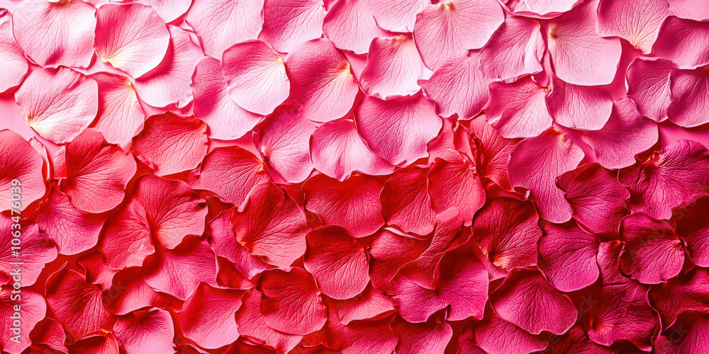 A close up of pink petals with a gradient of pink and red A close up of pink petals with a gradient of pink and red